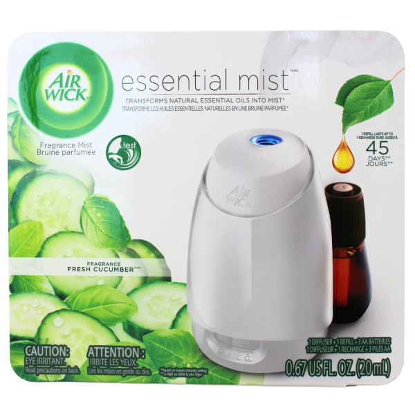 AIRWICK ESSENTIAL MIST 20ML FRESH CUCUMBER (B) /4 ()