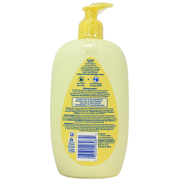 JOHNSONS BABY LOTION 444ML HEAD-TO-TOE (B) /6X2 ()