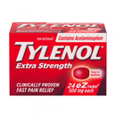 TYLENOL EZ TABS 24CT EXTRA STRENGTH ACETAMINOPHEN 500MG (B) /48 ()