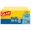 GLAD GARBAGE BAGS 26CT BLUE TALL 45L(B)/12 ()