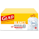 GLAD GARBAGE BAGS 36CT WHITE SMALL 25L FEBREZE(B)/R16 ()