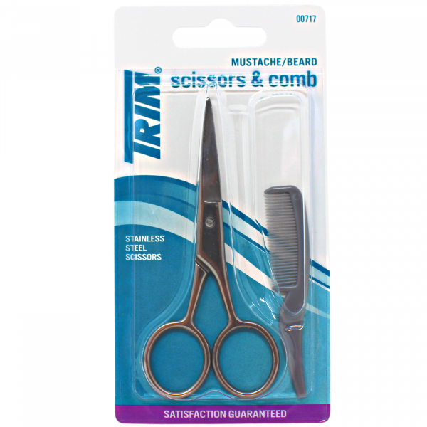 TRIM SCISSORS & COMB SET/72 ()