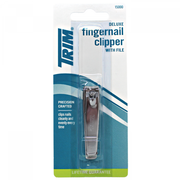 Trim Nail Care Deluxe Fingernail Clipper with File, 144 Pack