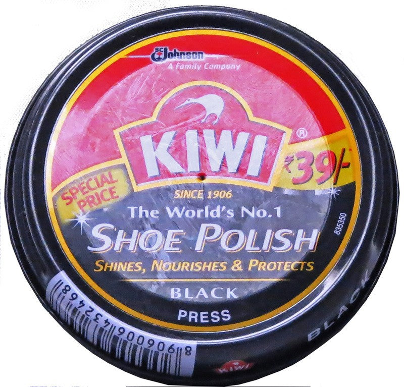 KIWI SHOE POLISH BLACK 40G