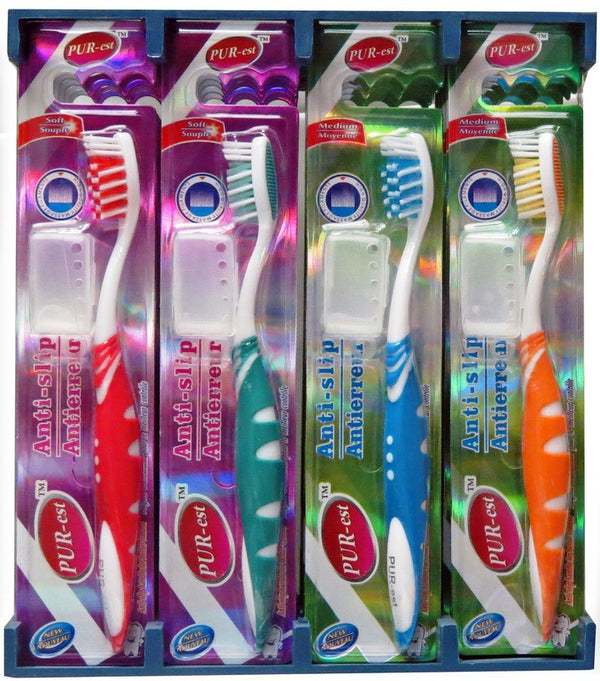 PUREST TOOTHBRUSH WITH CAP SOFT & MEDIUM