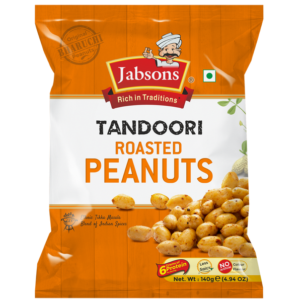 Jabsons Peanuts Tandoori  - 24 X 140G