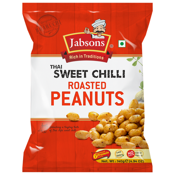 Jabsons Peanuts Thai Sweet Chilli  - 24 X 140G