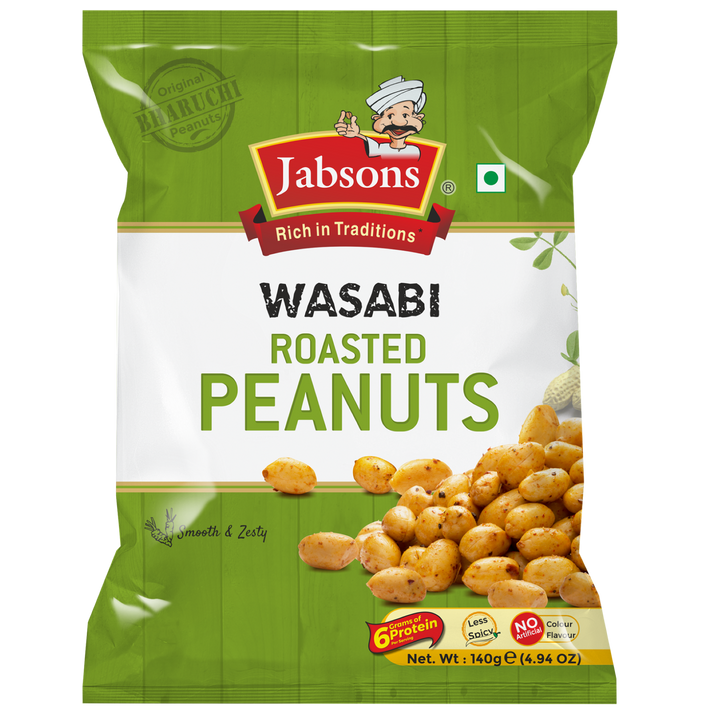 Jabsons Peanuts Wasabi  - 24 X 140G