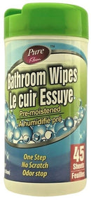 PURE KLEEN BATHROOM WIPES 45 SHEETS X 12