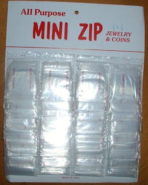 MINI PLASTIC ZIP