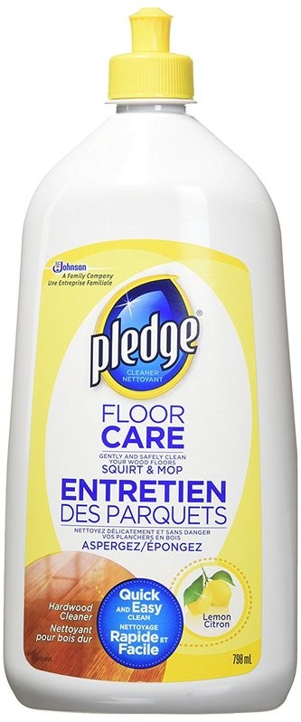 PLEDGE WOOD FLOOR CLEANER - LEMON 798 ML