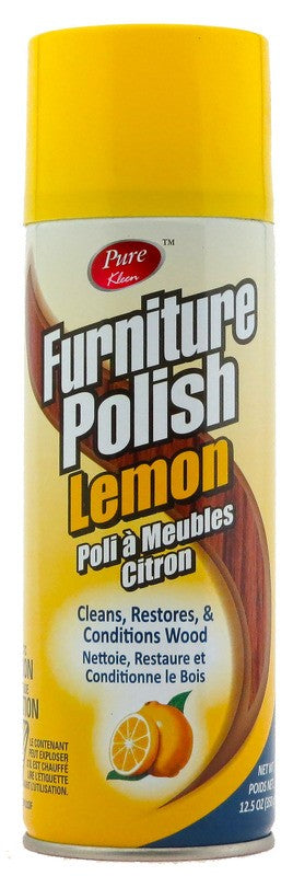 PURE KLEEN FURNITURE POLISH LEMON 350GM X 12-INNER