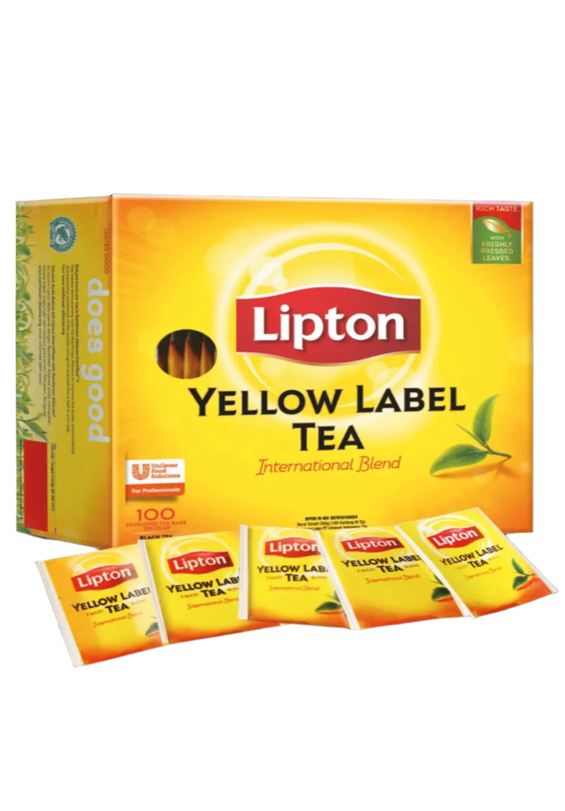 Lipton Yellow Label Tea Bags (can) - 12 x 100 x 2gm