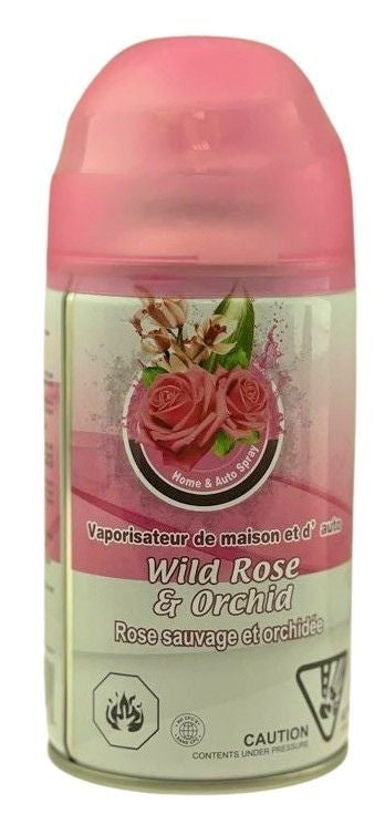 HOME & AUTO AIR ESSENCE WILD ROSE & ORCHID 250MLX12