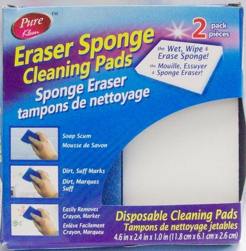 PURE KLEEN 2PK ERASER SPONGEX96..