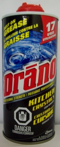 DRANO KITCHEN CRYSTALS CLOG REMOVER 500 GR