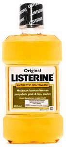 LISTERINE MOUTHWASH ORIGINAL 250mL ..