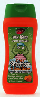 PUREST KIDS SHAMPOO & CONDITIONER-ORANGE 12OZ (354 ML)