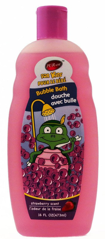 PUREST KIDS BUBBLE BATH STRAWBERRY SCENT 16OZ(473ML)