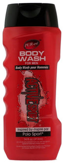 PUREST BODY WASH FOR MEN-POLO SPORT 14OZ (413ML)