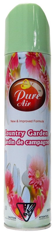 PURE AIR AIRFRESHNER COUNTRY GARDEN 300MLX24