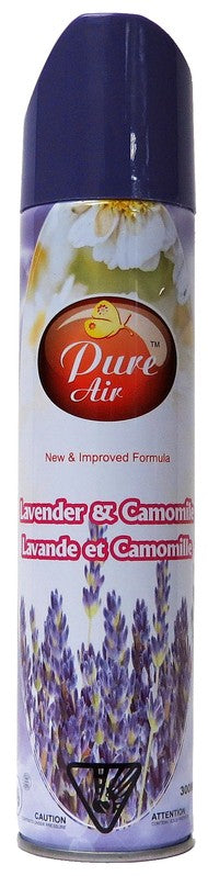 PURE AIR AIRFRESHNER LAVENDER & CAMOMILE 300MLX24