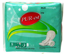 PUREST NIGHT USE DRY FILM COVER MAXI OVERNIGHT PADS 8 PK