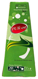 PUREST FRESH DRY FILM THONG PANTILINERS 20'S