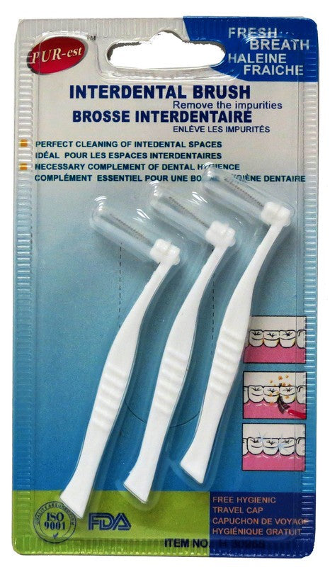 PUREST INTER DENTAL BRUSH 3PCS/PK