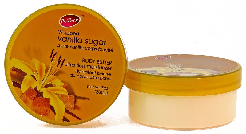 PUR-EST VANILLA SUGAR BODY BUTTER 7OZ 200 GR
