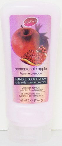 PUR-EST POMEGRANATE APPLE HAND & BODY CREAM 8OZ 226GR..