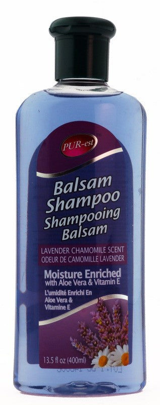 PUR-EST BALSAM SHAMPOO-LAVENDER & CHAMOMILE 13.5OZ 400ML X 24..