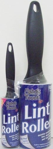 FABRIC TOUCH LINT ROLLER 100 SHEETS W/ BOUNCE 30SHEETS TRAVEL SIZE ..