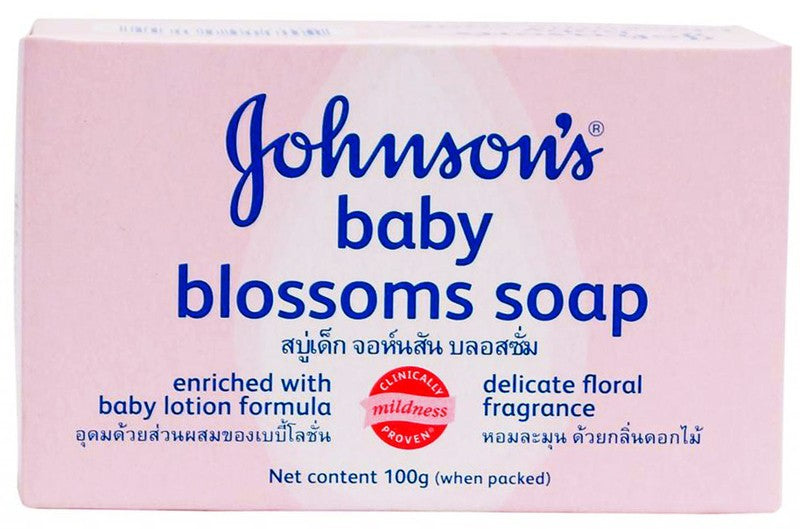 J&J BABY BAR SOAP BLOSSOMS PINK 100 G