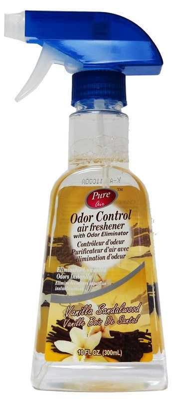 PURE AIR ODOR CONTROL TRIGGER SPRAY-VANILLA SANDALWOOD 300ML X 12..