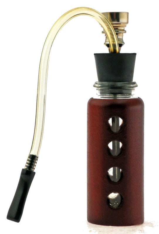 WOODEN COVER MINI HOOKAH ..