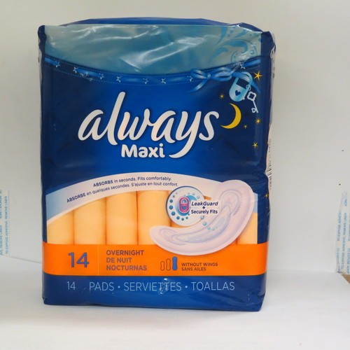 ALWAYS MAXI OVERNIGHT 14PK ..