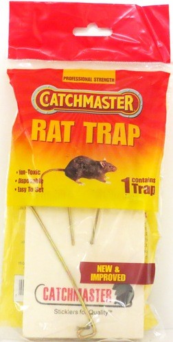 CATCHMASTER WOODEN RAT TRAP 1PK