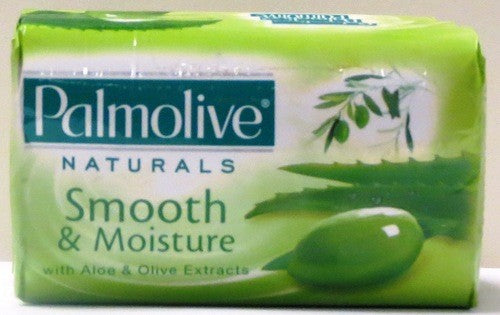 PALMOLIVE SMOOTH & MOISTURE BAR WITH ALOE & OLIVE EXTRACTS 80G