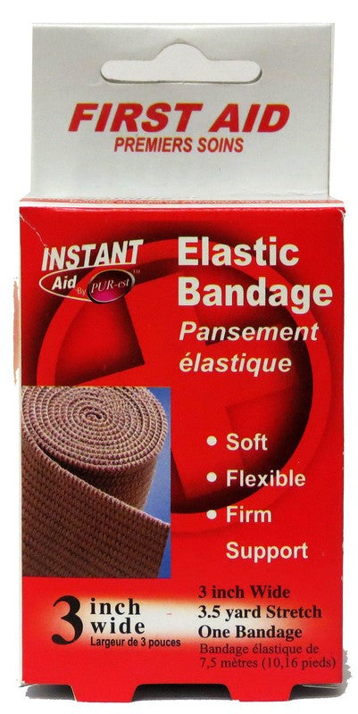 INSTANT AID ELASTIC BANDAGE 3 INCH X 3.5 YARDS