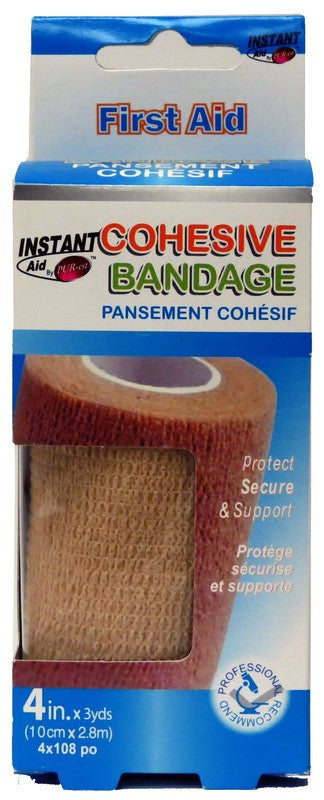 INSTANT AID 4inc SELF ADHESIVE BANDAGE 4inc X 2.8m