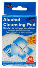INSTANT AID ALCOHOL WIPES 40 PK