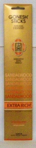 GONESH XR STK SANDALWOOD 20 STICKS