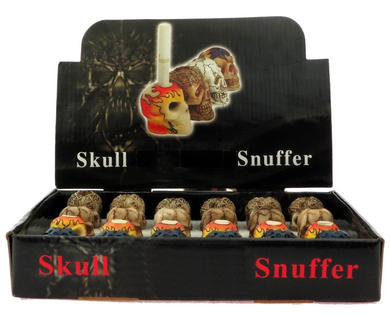 BUTT HEADS SNUFFER SKULL DESIGNS ASSORTED DISPLAY