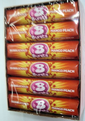 BUBBLICIOUS MANGO PEACH GUM 7PCS