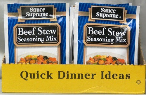 SAUCE SELECT POUCHES BEEF STEW SEASONING MIX 39G
