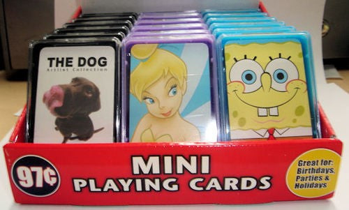 NICKELODEO MINI PLAYING CARD