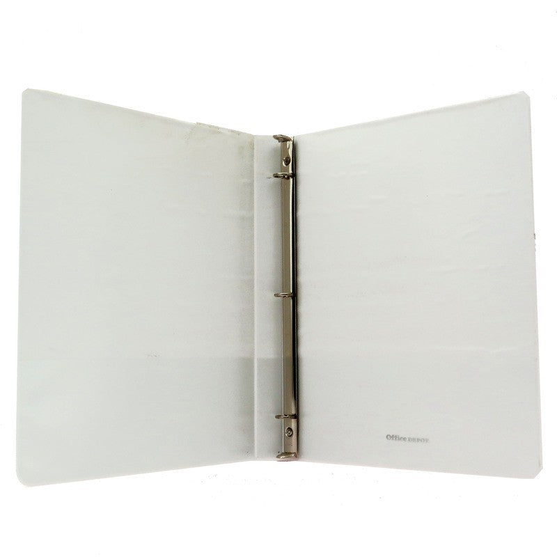 THREE INCH 3 RING BINDERS WHITE