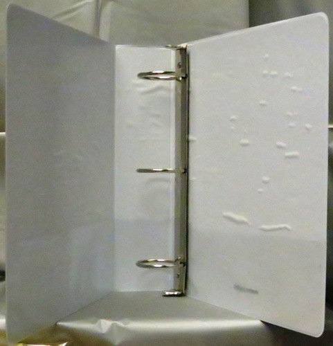 TWO INCH 3 RING BINDERS WHITE