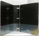 ONE & ONE HALF INCH 3 RING BINDERS BLACK